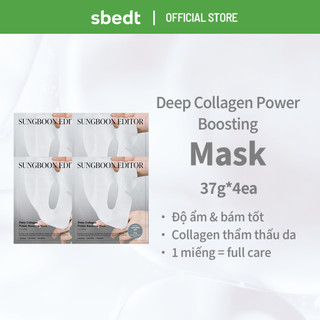 [SUNGBOON EDITOR] Mặt nạ tăng cường Collagen chuyên sâu 37g x 4 miếng