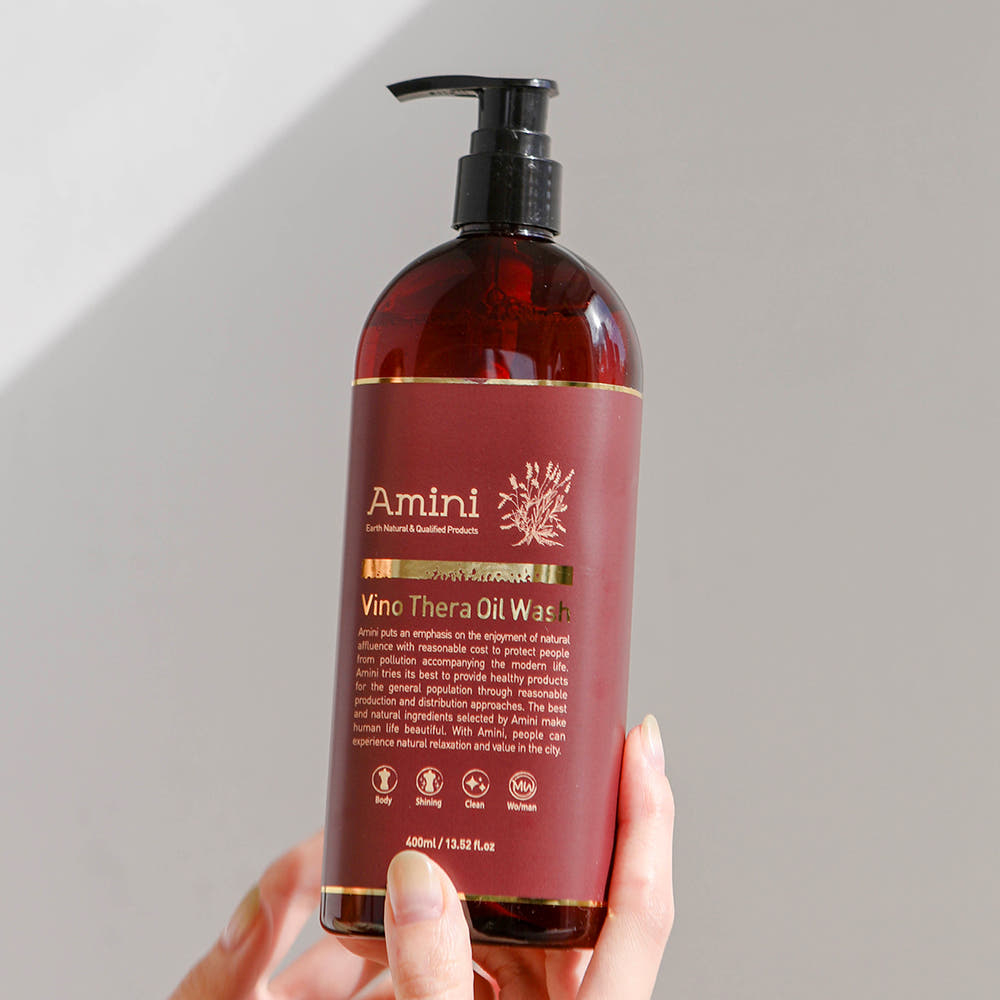 Amini Relaxing Spa Oil Wash 400ml Oil To Foam Sữa rửa mặt dưỡng ẩm hàng ngày