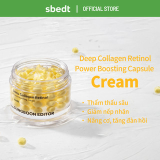 [SUNGBOON EDITOR] Kem Dưỡng Viên Nang Tăng Cường Sức Mạnh Retinol & Collagen Cream 50ml