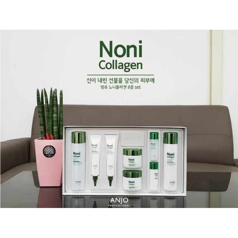 ANJO Noni Collagen Skin Care 6 Set kèm Bộ du lịch Dưỡng ẩm hàng ngày