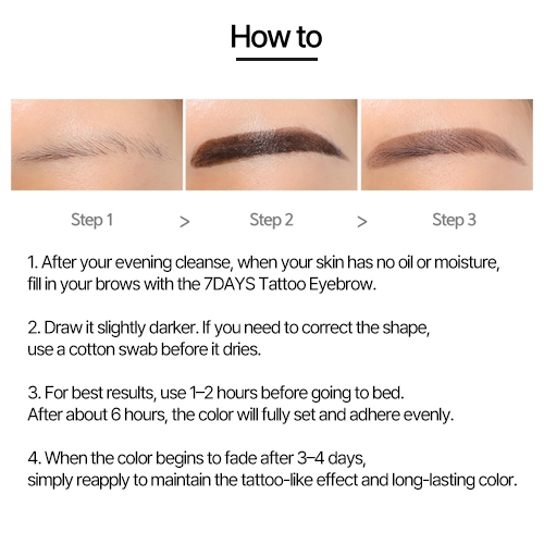 TONYMOLY Chì kẻ mày lâu trôi 7 Days Perfect Tattoo Eyebrow 0.4g Bền màu, không lem