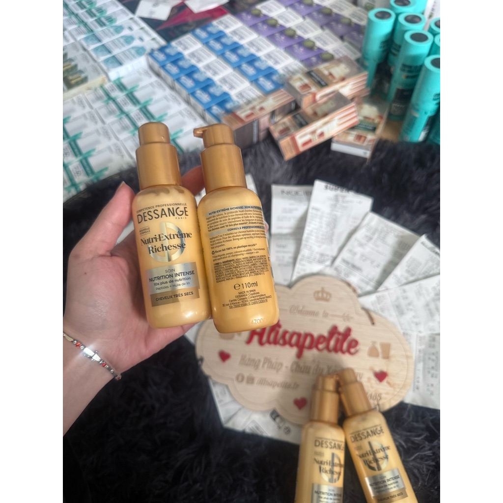 Dưỡng tóc Dessange mẫu mới 110ml Bill Pháp