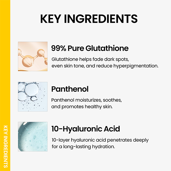 Thiết Kế Của Serum Glutathione Hàn Quốc Tiêu Chuẩn