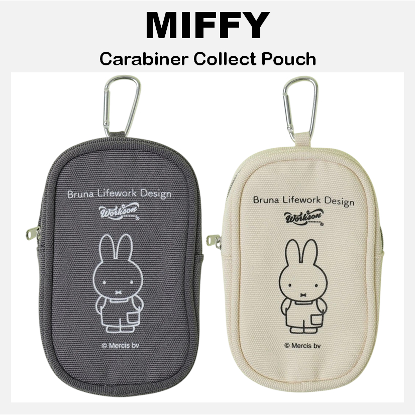 [MIFFY] Túi sưu tập Carabiner (Xám / Màu be)