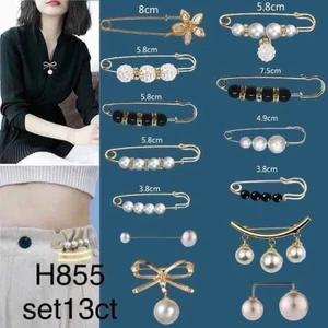 Set 13 khuy cài áo quần ngọc nhỏ xinh mà siêu tiện lợi