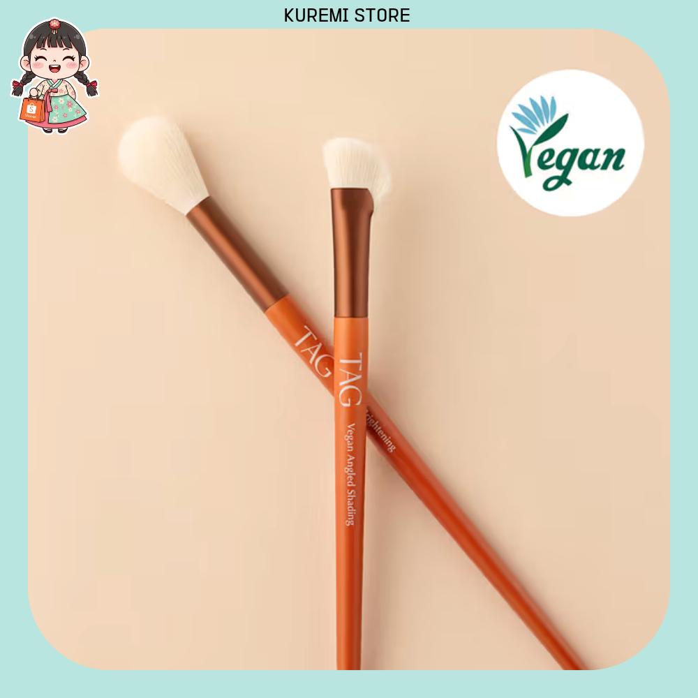 [TAG] Bàn chải chi tiết thuần chay Duo + Đường viền mũi & Làm sáng da + (Bộ 2 chiếc)