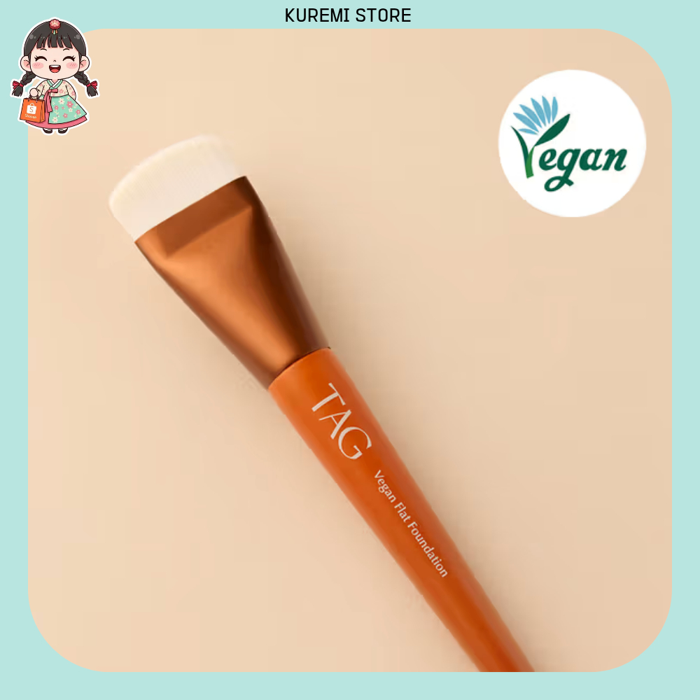 [TAG] Cọ nền phẳng thuần chay + Ultra-Thin Fit + (Hiệu ứng thìa)