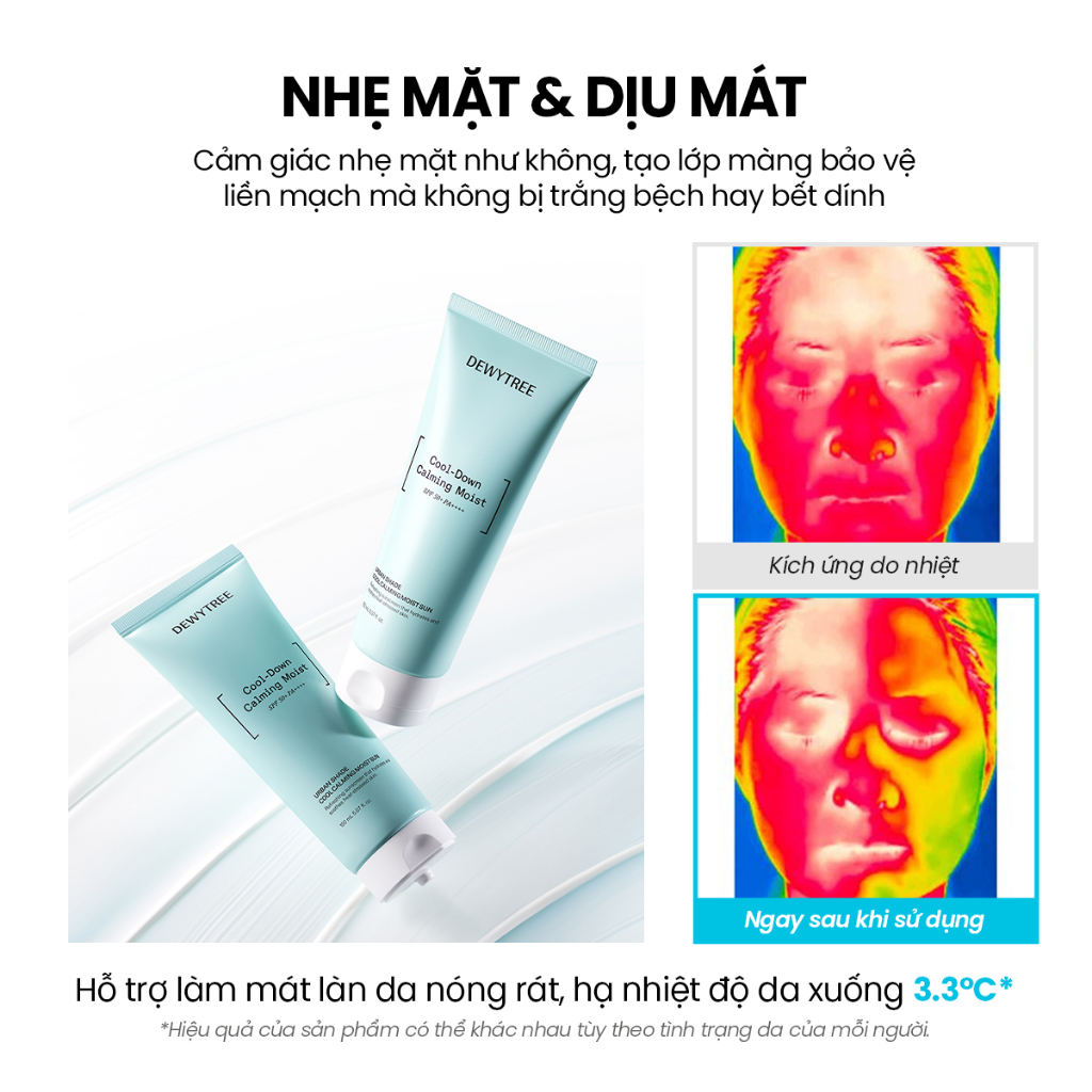 [DEWYTREE] Kem Chống Nắng Dưỡng Ẩm Urban Shade Calm & Cool Với Hyaluronic Acid & Panthenol 150ml