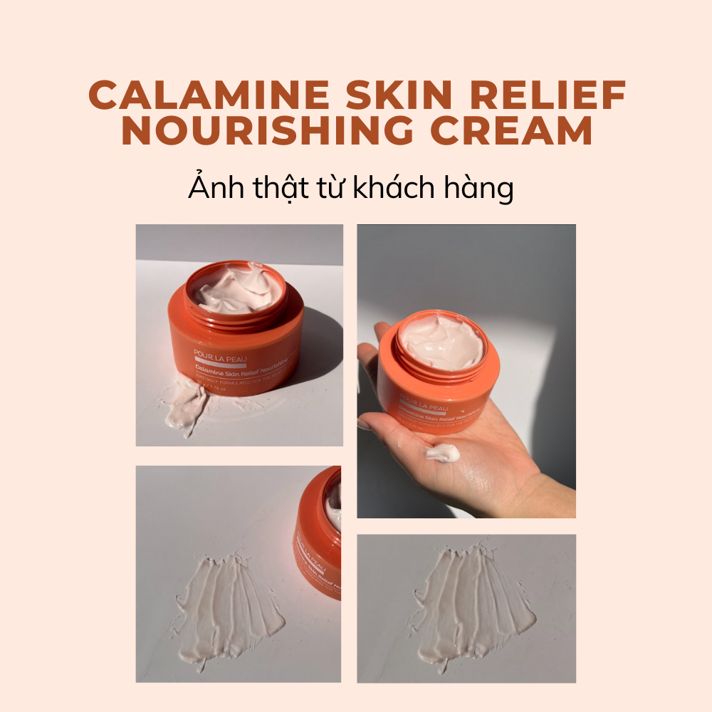 Kem dưỡng dịu nhẹ POUR LA PEAU Calamine Skin Relief Nourishing Cream 50g