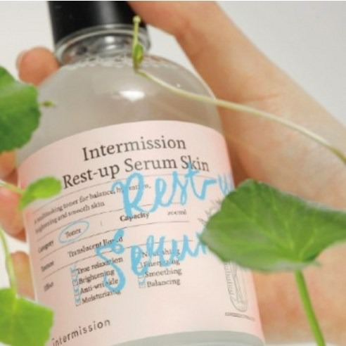 Intermission Rest-up Serum Toner 290ml | Nước Dưỡng Ẩm Làm Dịu Da | Serum Toner Hàn Quốc
