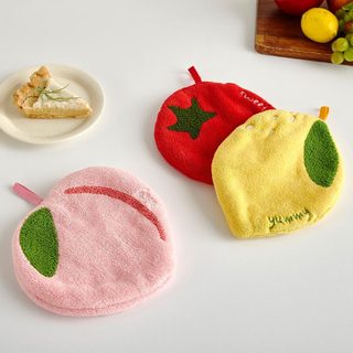 [Ngôi nhà hiện đại] Khăn lau nhà bếp đa năng trái cây (Bộ 3P) / Khăn lau bát đĩa thẩm mỹ / Khăn trà & Khăn tay