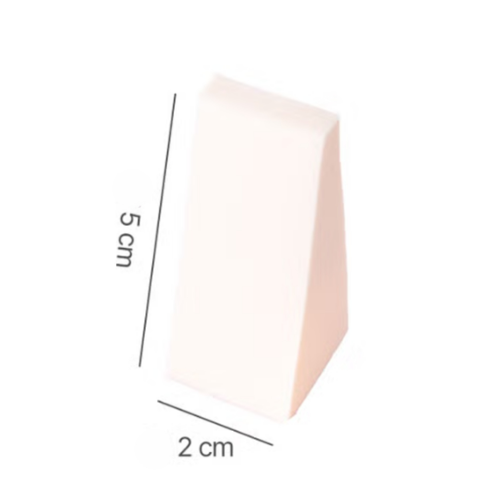 [Daiso] Bộ Puff Trang Điểm Tam Giác PU (60 Chiếc) + Số Lượng Lớn Giá Trị Cao + (Bọt Biển Mềm)