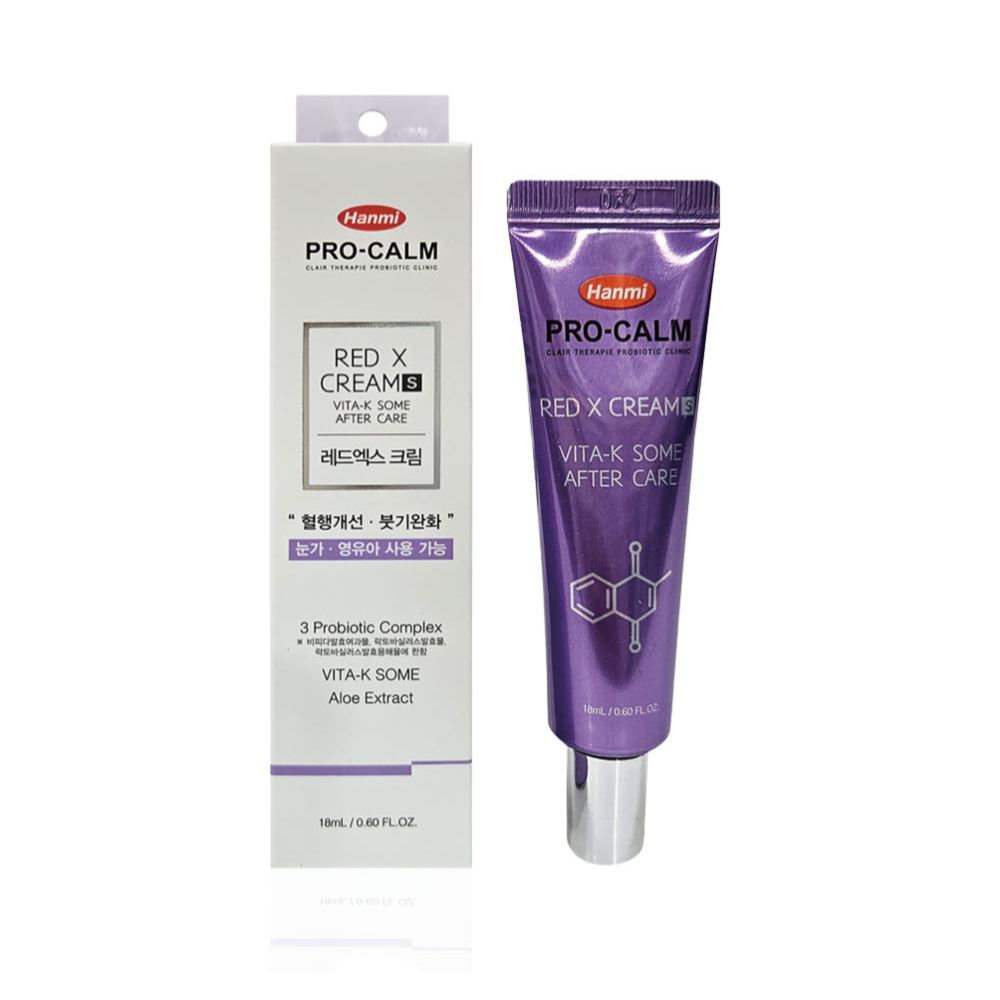 Hanmi ProCalm Red X Cream 18ml – Kem dưỡng mắt Vitamin K dành cho quầng thâm & bọng mắt