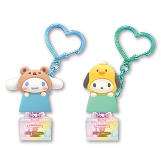 Nhân vật Sanrio LED Móc khóa Kuromi My Melody Cinnamoroll Hello Kitty Mini Keycap Light Móc khóa