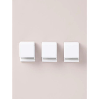 [Daiso Korea] Bộ 3 móc treo kem đánh răng đa năng / Giá treo tường / Dụng cụ sắp xếp phòng tắm tiết kiệm không gian / Bảo quản vệ sinh 3M