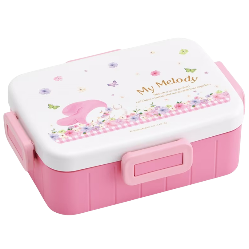[SKATER] Hộp cơm trưa SANRIO YZFL7AG Blossom 650ml Khóa 4 điểm Hello Kitty / My Melody / Kuromi / Cinnamoroll