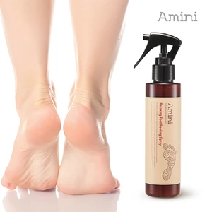 Xịt lột chân thư giãn Amini 150ml Dưỡng ẩm Chăm sóc da chết Xịt chân