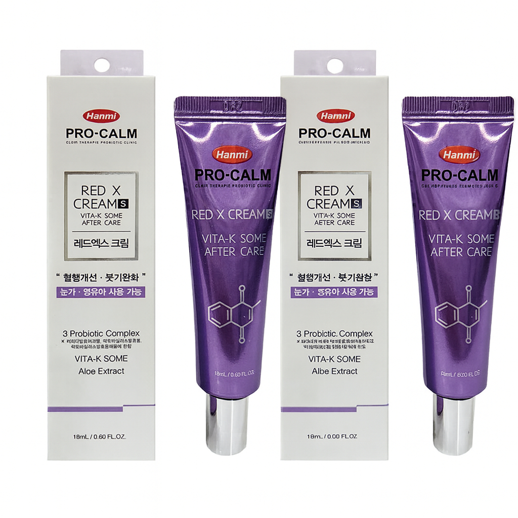 Hanmi ProCalm Red X Cream 18ml – Kem dưỡng mắt Vitamin K dành cho quầng thâm & bọng mắt