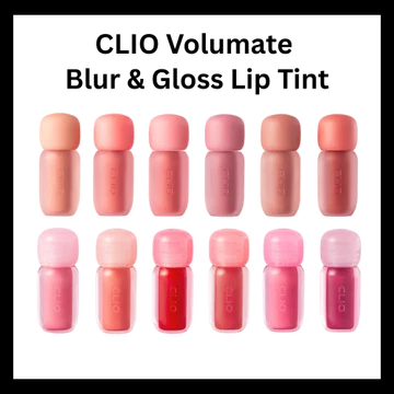 CLIO CIO Volumate blur & gloss lip tint – Hoàn thiện bóng | Trang điểm môi Hàn Quốc