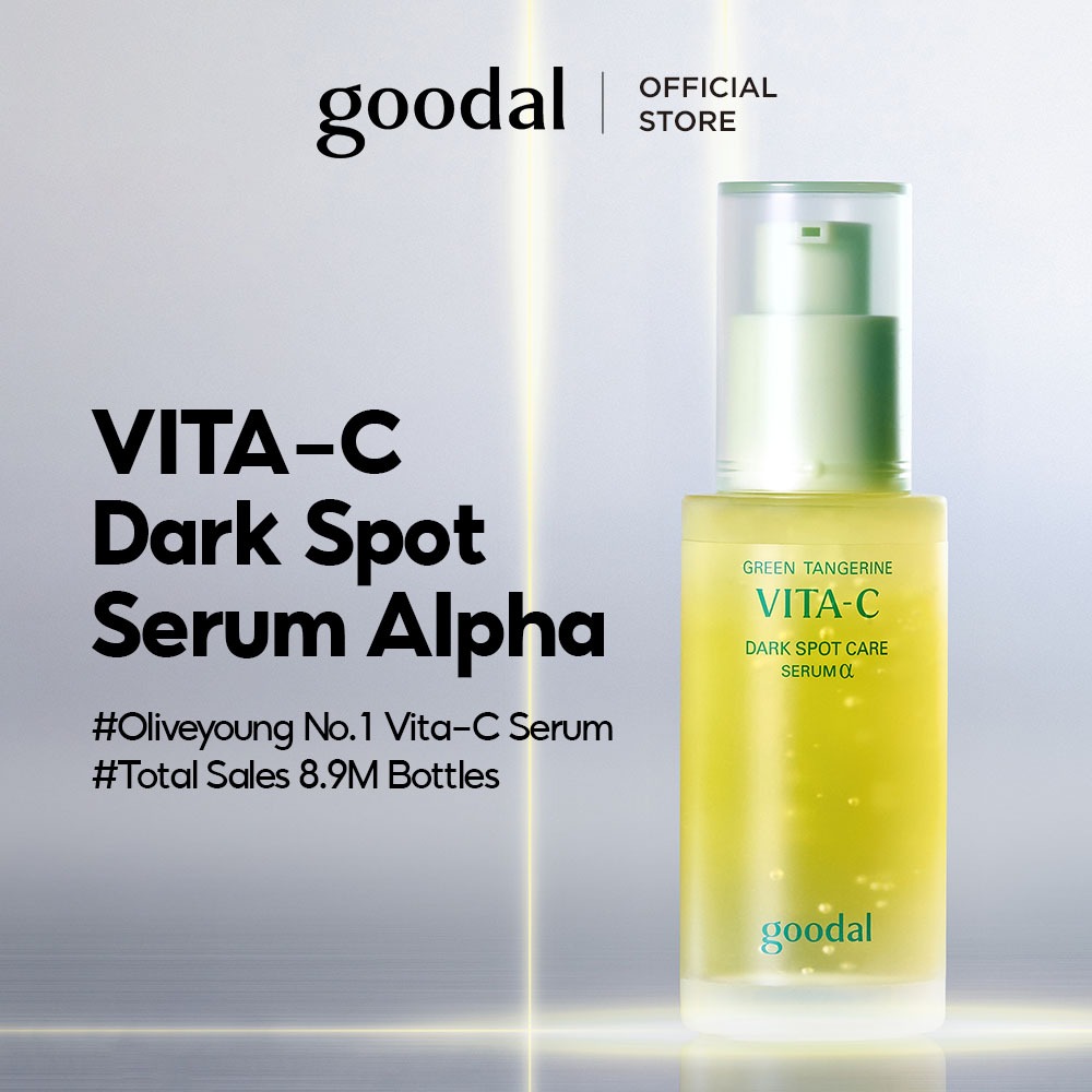 [GOODAL - UPGRADE] SERUM SÁNG DA, MỜ THÂM GREEN TANGERINE VITA C DARK ALPHA SERUM - 40ml