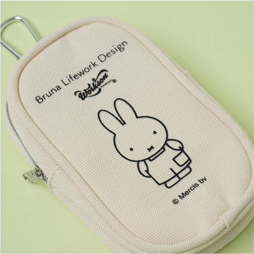 [MIFFY] Túi sưu tập Carabiner (Xám / Màu be)