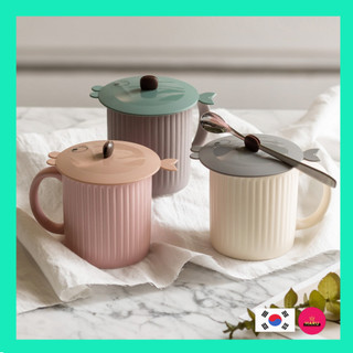 [FLAITO] Bộ 3 nắp cốc cá Silicon / Trang trí quán cà phê tại nhà có thể Instagrammable / Vỏ kín khí vệ sinh / 100% Sản xuất tại Hàn Quốc