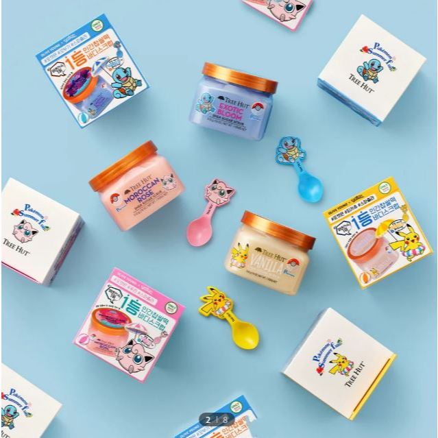 [TREEHUT] Treehut X Pokemon Shea Sugar Scrub 510g