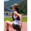 TRACK SHELL CAP Mũ chạy bộ ngoài trời nhẹ Mũ thể thao có thể điều chỉnh thoáng khí Unisex (Xám
