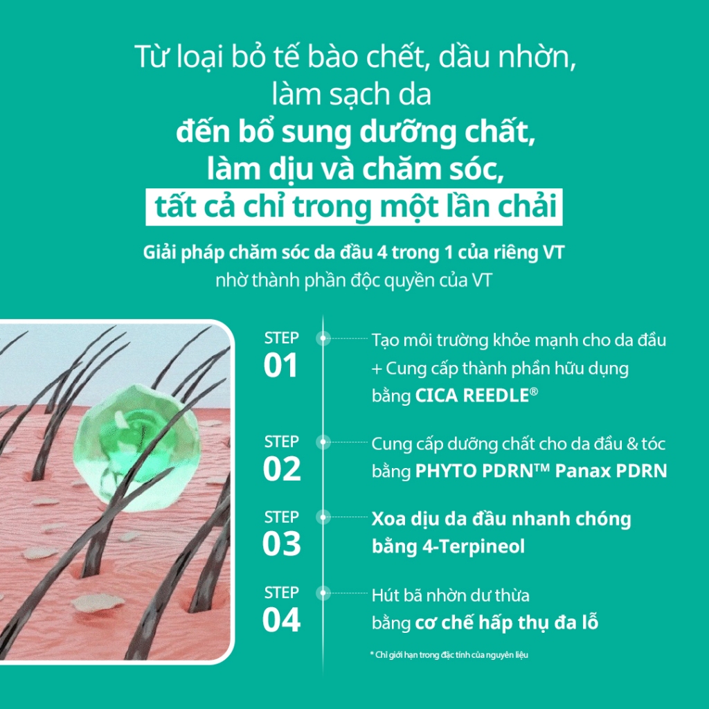[VT] Serum Dưỡng Da Đầu PDRN Reedle Shot Brush 100ml | Làm Mát Da Đầu & Hỗ Trợ Giảm Rụng Tóc [Official Flagship]