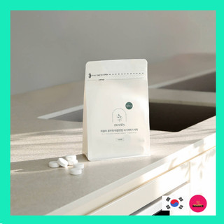 [mooas] Viên khử nước rửa chén đa năng nhu mì (60P) / EWG Green Grade / Không đo lường / Bao gồm hỗ trợ rửa / An toàn cho bình sữa cho bé / 100% Sản xuất tại Hàn Quốc