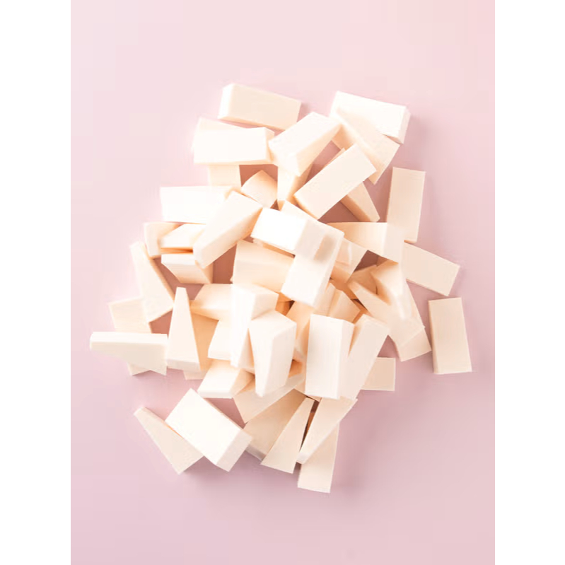 [Daiso] Bộ Puff Trang Điểm Tam Giác PU (60 Chiếc) + Số Lượng Lớn Giá Trị Cao + (Bọt Biển Mềm)