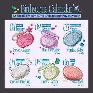 [fwee] Glitz Stone Highlighter — 12 Màu (5.9g)