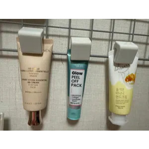 [Daiso Korea] Bộ 3 móc treo kem đánh răng đa năng / Giá treo tường / Dụng cụ sắp xếp phòng tắm tiết kiệm không gian / Bảo quản vệ sinh 3M