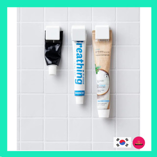 [Daiso Korea] Bộ 3 móc treo kem đánh răng đa năng / Giá treo tường / Dụng cụ sắp xếp phòng tắm tiết kiệm không gian / Bảo quản vệ sinh 3M