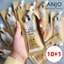 ANJO 24K Gold Peel Off Pack 27ml × 10 chiếc Mặt nạ lột chăm sóc mụn đầu đen Gói chăm sóc lỗ chân lông làm mới
