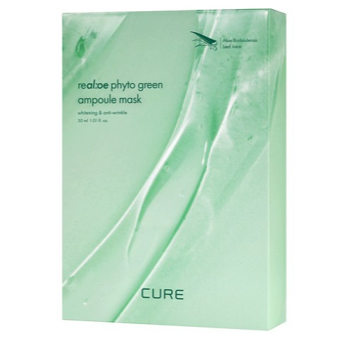 KIMJUNGMOON CURE Re Al:oe Phyto Green Ampoule Mask 10ea