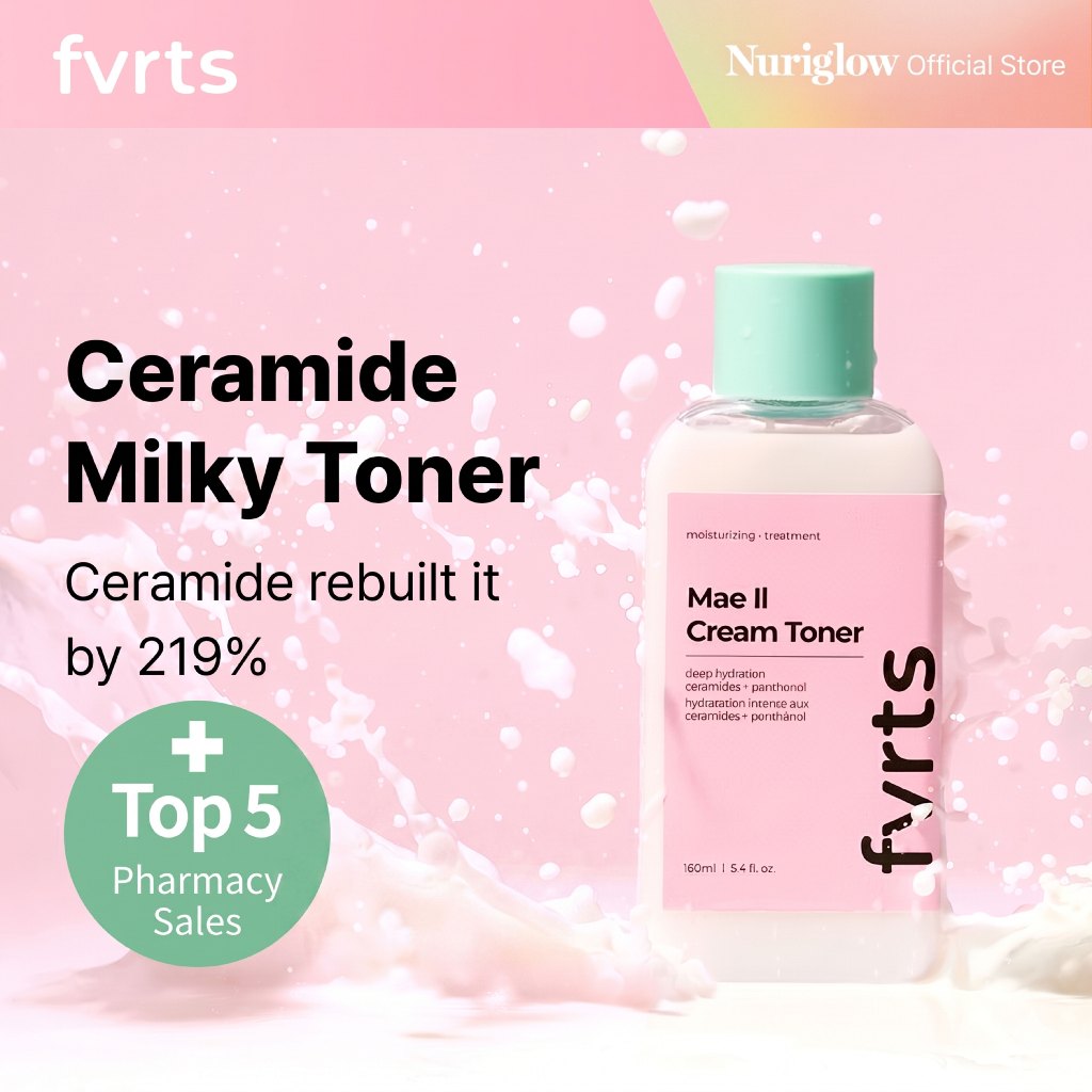 [fvrts] Mực kem Ceramide Barrier | Mực dưỡng ẩm cho da nhạy cảm (160ml)