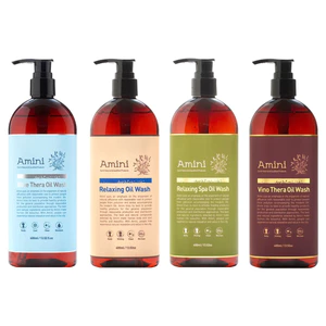 Amini Relaxing Spa Oil Wash 400ml Oil To Foam Sữa rửa mặt dưỡng ẩm hàng ngày