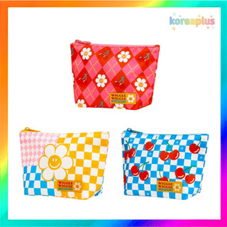 [WIGGLE WIGGLE] Túi đựng họa tiết mùa 2 (Pastel chắp vá / Smile Cherry Argyle / Cherry)