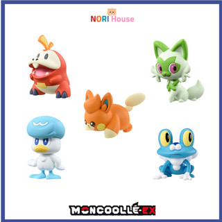 TAKARA TOMY Pokemon Moncolle EMC Bộ khởi đầu thế hệ mới Hình dễ thương Quaxly Fuecoco Sprigatito Froakie Pawmo