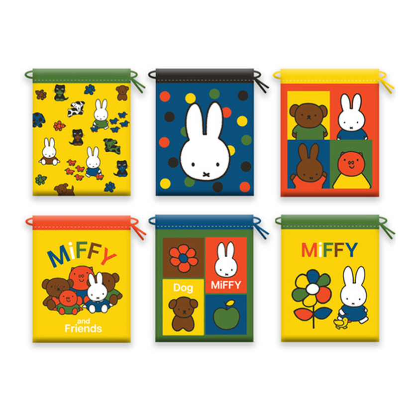 [MIFFY] Túi dây rút đa năng Miffy dễ thương ngẫu nhiên