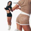 Quần Short Lưng Thun Co Giãn Phối Viền Túi Thêu Logo Vải Terry Pile Augety Studio, BLAIRE SHORT