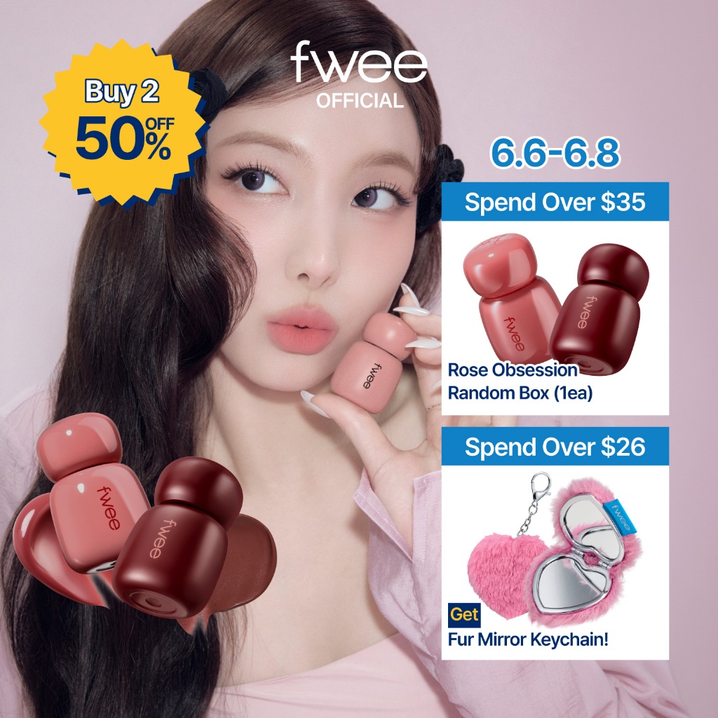 [fwee] [6.6 SPECIAL] (NEW) Rose Obsession Stay-fit Lip Tint (24 Màu ...