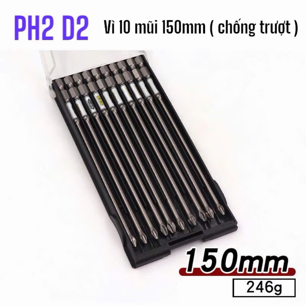 đầu vít chống trượt nội địa trung