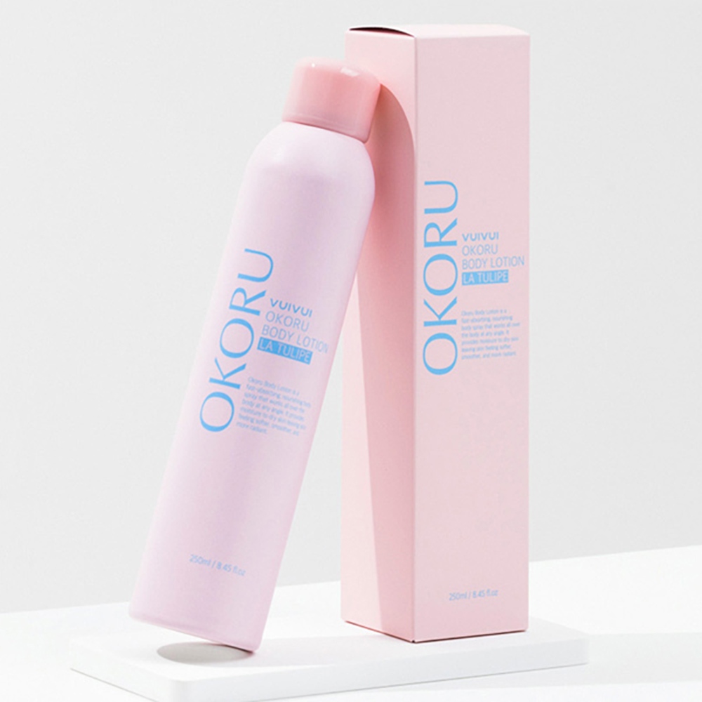 Sữa Dưỡng Thể Xịt Nước Hoa OKORU 250ml Nước Hoa Dưỡng Ẩm Chăm Sóc Cơ Thể Hàn Quốc 6 Loại