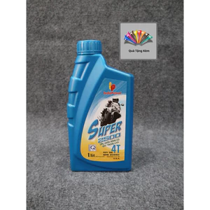 Nhớt Super 2500 1L - Dầu Nhớt API SE SAE 20W50 cho Xe Máy - Quà Tặng Kèm