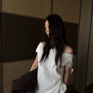 𝙀𝙑𝙀𝙍 𝙏𝙊𝙋 - Áo Linen Trễ Vai