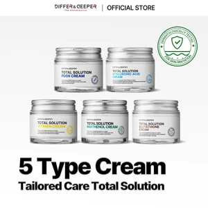 DifferNdeeper Total Solution Glutathione & PDRN & Vitamin & Panthenol & Hyaluronic Acid Cream