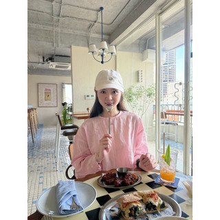 𝙉𝙄𝙀 𝙏𝙊𝙋- Áo Linen Cổ Tròn Tay Dài