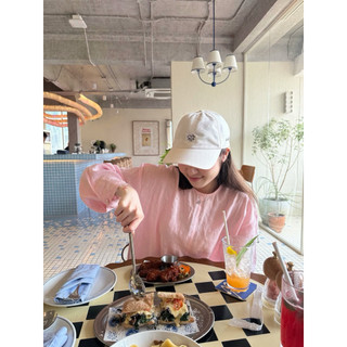 𝙉𝙄𝙀 𝙏𝙊𝙋- Áo Linen Cổ Tròn Tay Dài